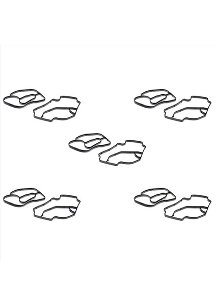 10PCS Siyah Kauçuk Yağ Filtresi Gövde Conta Mercedes Benz ML320 ML350 R320 Dodge Sprinter 6421840080 6421801410 (Yurt Dışından)