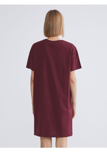 Yeni Sezon Bisiklet Yaka Ayı Teddy Baskılı Kadın Gecelik fırsatları