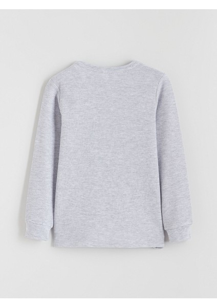 Yeni Sezon Bisiklet Yaka Erkek Çocuk Pijama Takımı fırsatları