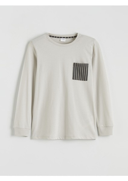 Yeni Sezon Bisiklet Yaka Erkek Çocuk Pijama Takımı fiyatları