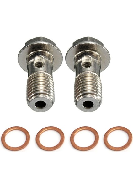 Motosiklet Paslanmaz M10 x 1 25 Banjo Cıvataları Fren Ana Silindir Vidalı Fren Hortumu Kaliper Cıvatası Hidrolik Debriyaj Vidası (Yurt Dışından) modelleri