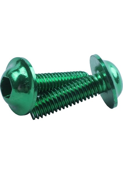 60 Pcs Yeşil Alüminyum Alaşım Motosiklet Altıgen Cıvatalar Vidalar M6 (Yurt Dışından) indirimleri