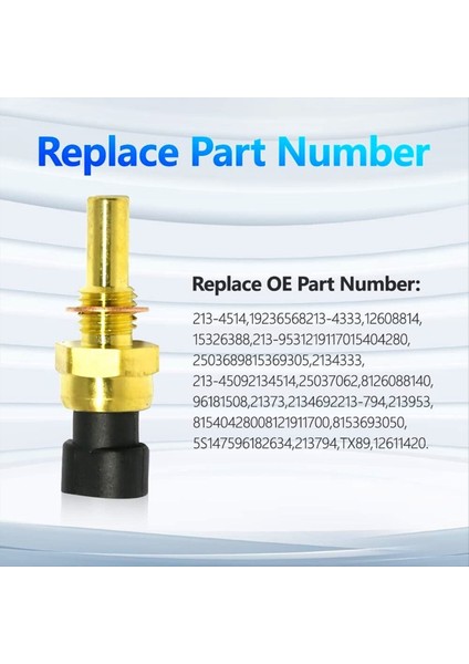 213-953 213-4333 213-4514 Gmc Cadillac Buick Chevy Otomobil Aksesuarları Için Motor Soğutucu Sıcaklık Sensörü Kiti (Yurt Dışından) modelleri