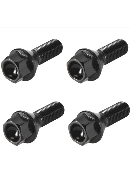 4pcs Siyah Tekerlek Cıvata Pabuç Somun Bmw E30 E36 E46 E60 E90 36136781150 (Yurt Dışından) fiyatları