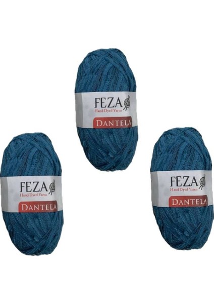 Kendinden Desenli Iplikdantela El Örgü Ipliği, 50 Gr, 200 M (3ADET)