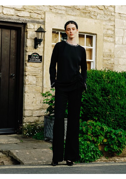 Yeni Sezon Geniş Paça Kadın Pantolon