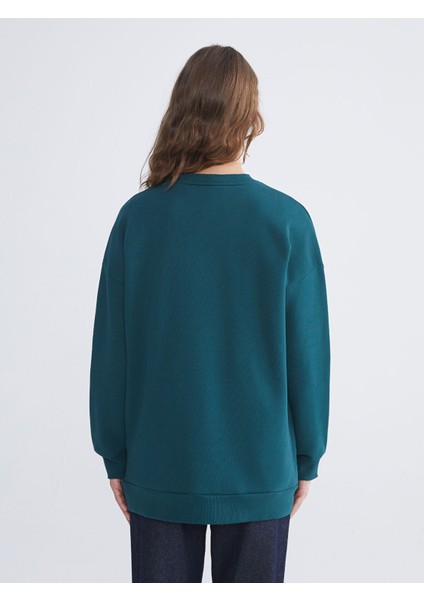 Yeni Sezon Paris Baskılı Kadın Kalın Sweatshirt Tunik fırsatları