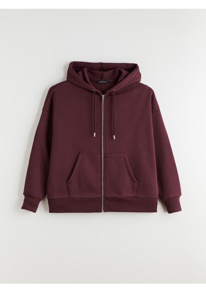 Yeni Sezon Oversize Kadın Kalın Fermuarlı Sweatshirt indirimleri