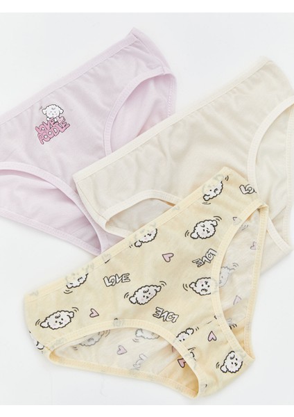 Yeni Sezon Baskılı Kız Çocuk Külot 3'lü fiyatları