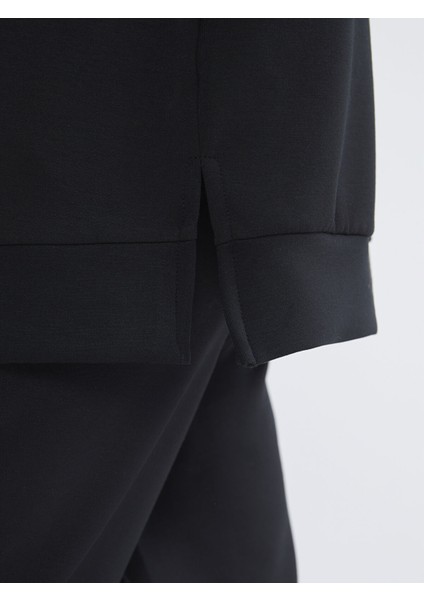 Yeni Sezon Dik Yaka Kadın Sweatshirt Tunik modelleri