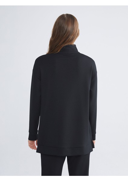 Yeni Sezon Dik Yaka Kadın Sweatshirt Tunik fırsatları