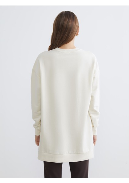 Yeni Sezon Taşlı Oversize Kadın Sweatshirt Tunik fırsatları