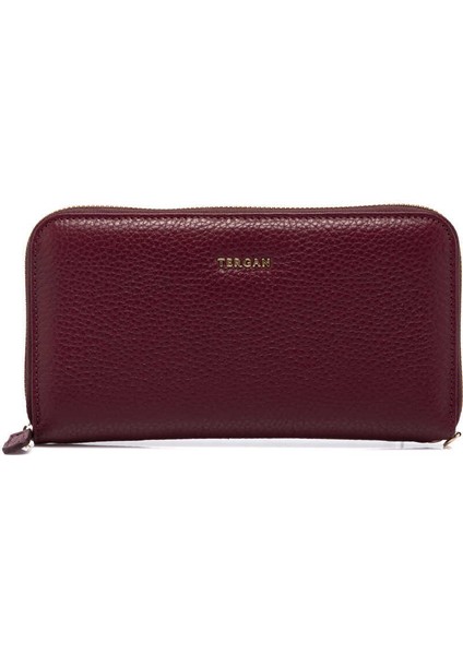 Bordo Hakiki Deri Kadın Cüzdan - S1CB00005734-M71
