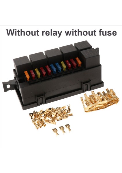 2x Araba 11 Yolu Sigorta Tutucu Röle Kutusu Terminaller Röleleri Su Geçirmez Konektörler (Yurt Dışından) fırsatları