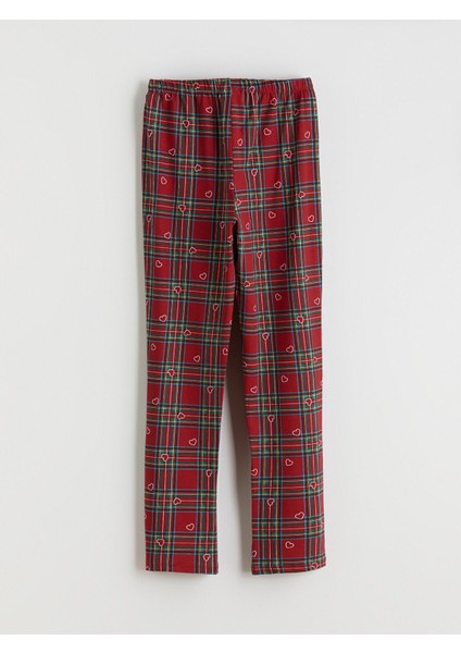 Yeni Sezon Beli Lastikli Ekose Kız Çocuk Pijama Alt fiyatları