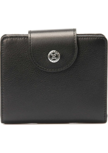 Siyah Hakiki Deri Kadın Cüzdan - S1CB00005674-A85