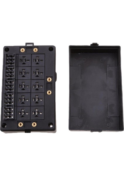 2x Araba Bıçağı Sigorta Tutucu Röle Soketi Kara Kutu 18 Yollu Bıçak Sigorta Tutucu Araba Otomotiv Sigortası Otomotiv Deniz Için (Yurt Dışından) fiyatları