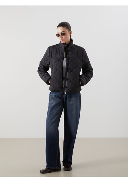 Yeni Sezon Dik Yaka Kadın Şişme Mont fiyatları