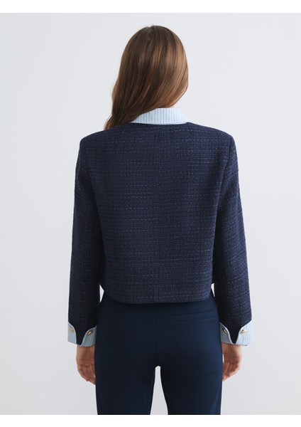 Yeni Sezon Gömlek Yaka Kadın Tüvit Ceket fırsatları