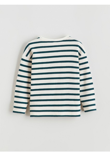Yeni Sezon Bisiklet Yaka Çizgili Erkek Çocuk Tişört modelleri