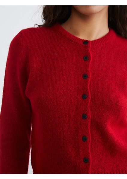 Yeni Sezon Bisiklet Yaka Kadın Triko Hırka modelleri