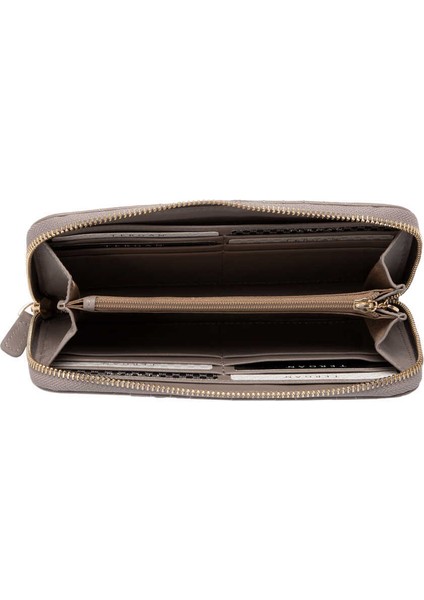 Lila Hakiki Deri Kadın Cüzdan - S1CB00005800-M7D