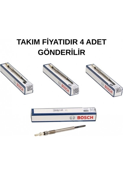 0250403014 Kızdırma Bujisi Opel 1.3 Cdti Astra J Combo Corsa D Corsa E Meriva B