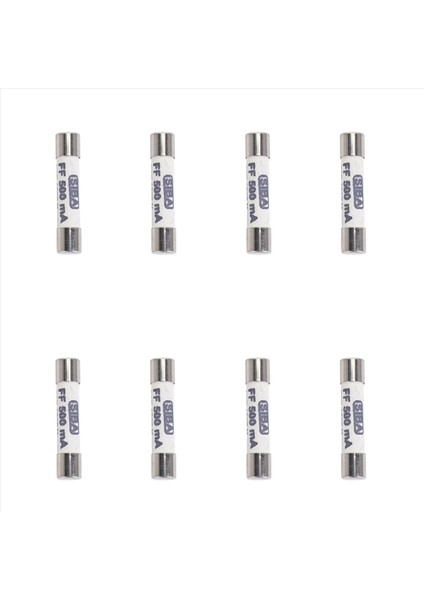 Multimetre Için 8x 1000V 500MA 6 3 x 32MM Beyaz Seramik Sigorta (Yurt Dışından)