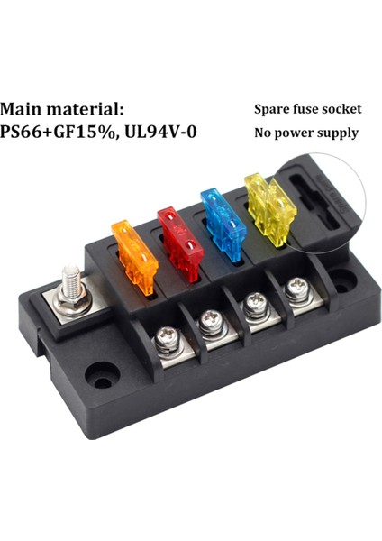 Otomotiv Teknesi Için Bıçak Sigorta Kutusu Deniz 4 Yolu 12-32V 4 Devre Sigorta Bloğu Kapak (Yurt Dışından) modelleri