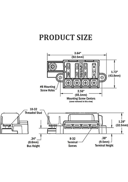 Otomotiv Teknesi Için Bıçak Sigorta Kutusu Deniz 4 Yolu 12-32V 4 Devre Sigorta Bloğu Kapak (Yurt Dışından) fırsatları