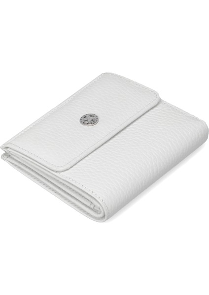 Beyaz Hakiki Deri Kadın Cüzdan - S1CB00005627-B69