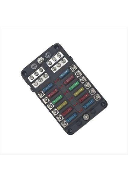 12 Yolu Bıçak Sigorta 12V 32V Araba Teknesi Sigorta Kutusu Güç Paneli Kampervan Rv Aksesuarları (Yurt Dışından) indirimleri