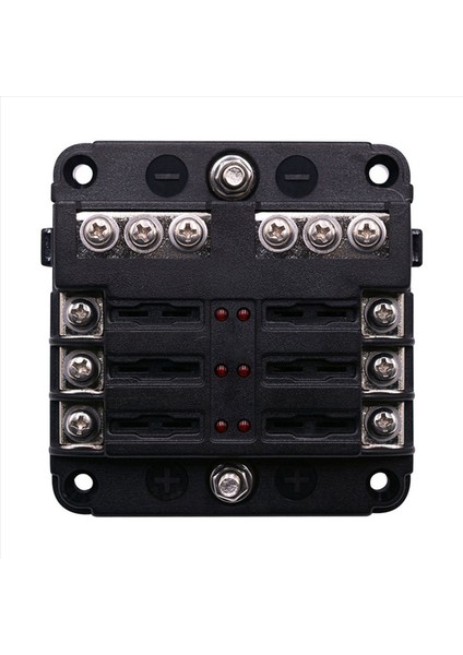 2x 6 Yollu Su Geçirmez Sigorta Bloğu LED Göstergesi ile 12/24V Araba Teknesi Için Negatif Deniz Sigortası Kutusu ile 12 Devreli (Yurt Dışından) fiyatları