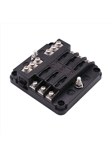 2x 6 Yollu Su Geçirmez Sigorta Bloğu LED Göstergesi ile 12/24V Araba Teknesi Için Negatif Deniz Sigortası Kutusu ile 12 Devreli (Yurt Dışından) modelleri