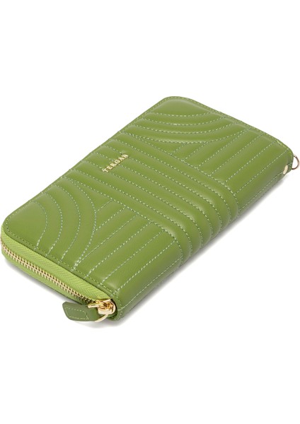 Yeşil Hakiki Deri Kadın Cüzdan - S1CB00005800-S7F