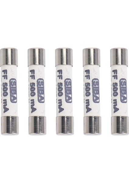 5x 1000V 500MA 6 3 x 32MM Beyaz Seramik Sigorta Multimetre Için (Yurt Dışından)