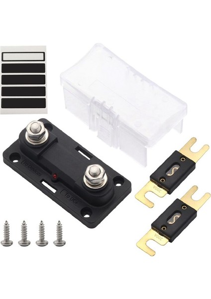 Anl Büyük Çatal Cıvatası Sigorta Kutusu Aracı Bir ve Bir Dışarıda Yüksek Akım Yüksek Güçlü 200A Sigorta Kutusu (Yurt Dışından)