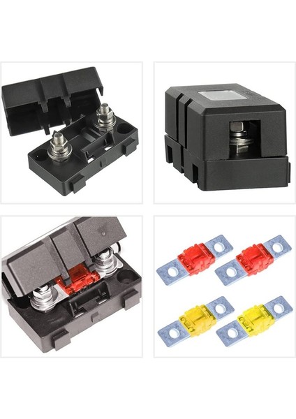 Midi Sigorta Tutucu 4 Adet Araba Sigorta Sahibi ve 4 Adet Sigorta Tutucu Araba Sigortası Tutucu Arabalar Kamyonlar Araçlar Için (Yurt Dışından) fırsatları