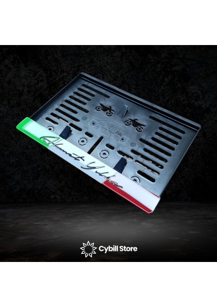 Kişiye Özel Italya Tasarım Pleksi Motosiklet Plaka Altlığı 15X25 cm Dilediğinizi Yazdırın El Yapımı Motor Plakalık – Isim Yazılı Özel Tasarım Dayanıklı Pleksi Çerçeve – Cybill Store indirimleri
