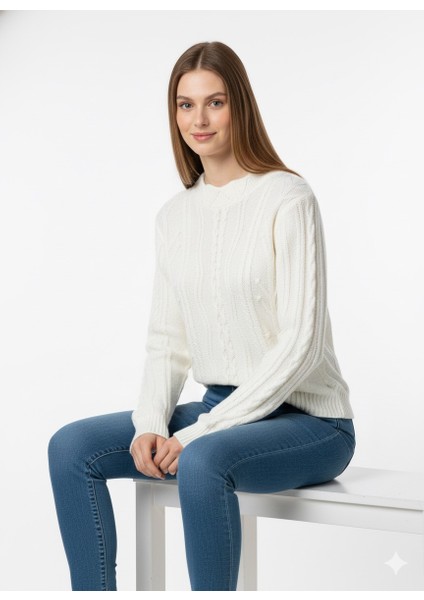 Kadın Triko Kazak 7340 modelleri