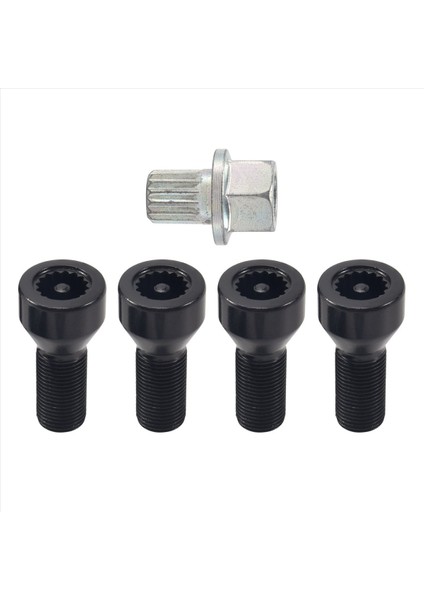 M14 x 1 25 Trace Tekerlek Kilitleme Cıvataları Tekerlek Hub Somun Anti-Hırsızlık Vidası Anahtar Araba BMW-R50 1 2 3 4 5 6 (Yurt Dışından) fiyatları