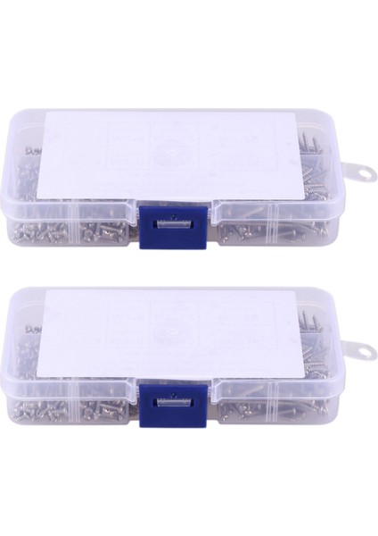 1600PCS M2 Vidalı Karbon Çelik Çapraz Tava Kafası Kendi Kendine Dokunma Vidaları Çeşitli Bağlantı Elemanı M2X4/5/6/8/10/12/16MM/20MM (Yurt Dışından)