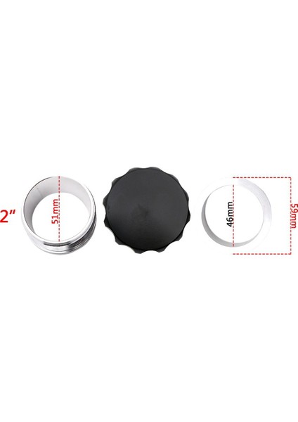 2x 2 Inç 51MM Alüminyum Kaynağı Dolgu Boynu ve Kapağı Yağı Yakıt Su Deposu (Yurt Dışından) modelleri