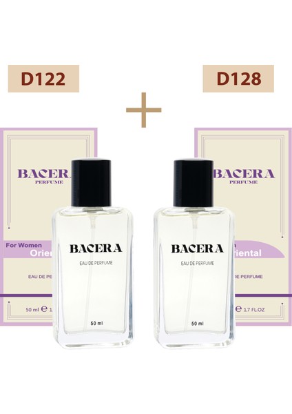 Bacera D122 Oriental Kadın Parfüm 50ML Edp D128 Oriental Kadın Parfüm 50ML Edp
