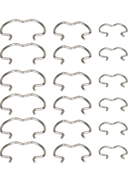 18PCS 800-801 6-3/8inch 6-1/2inch 6-5/8inch Hızlı Konektör Klipsleri Tutma Şanzıman Soğutucu Hat Klipsleri (Yurt Dışından)