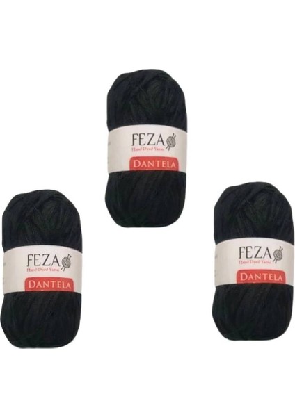 Kendinden Desenli Iplik Dantela El Örgü İpliği, 50 Gr, 200 M (3ADET)