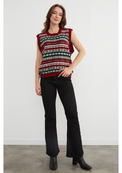 Yılbaşı Temalı Bisiklet Yaka Süveter fırsatları