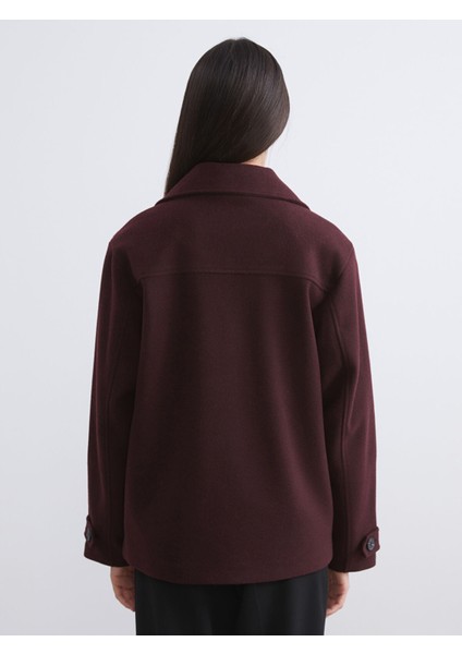 Yeni Sezon Kruvaze Yaka Kadın Kaşe Kaban indirimleri