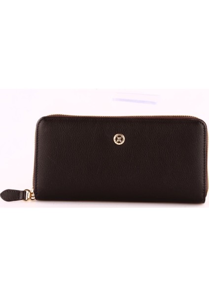 Kahve Hakiki Deri Kadın Cüzdan - S1CB00005777-A87