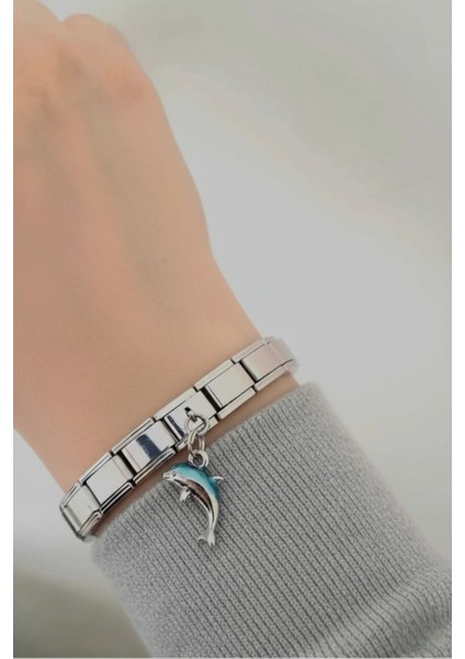 Italyan Charm Bileklik Charmı Şans Yunus Model 1 Adet fırsatları